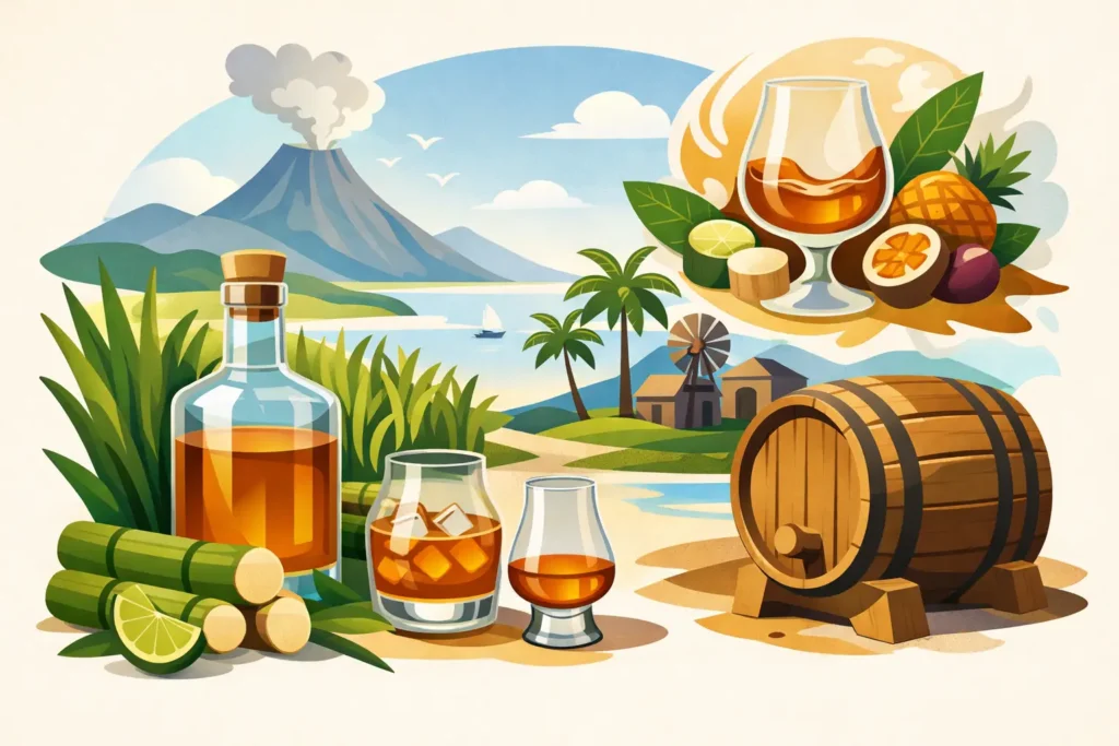 Rhum agricole: charakteristika chuti bez mýtov