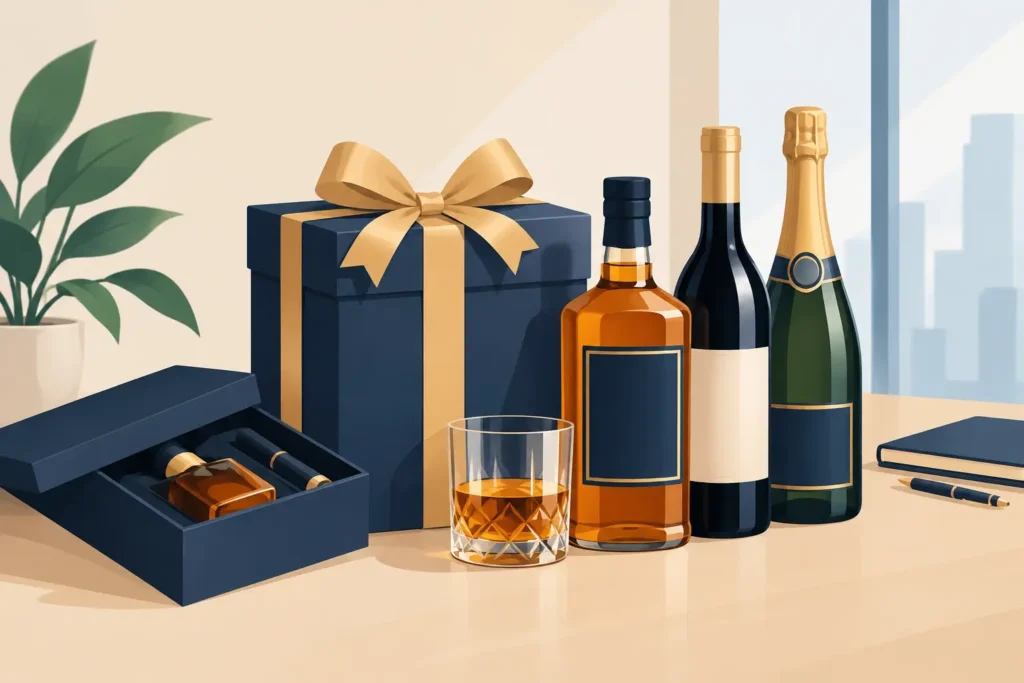 Sprievodca darčekovým alkoholom pre firmu