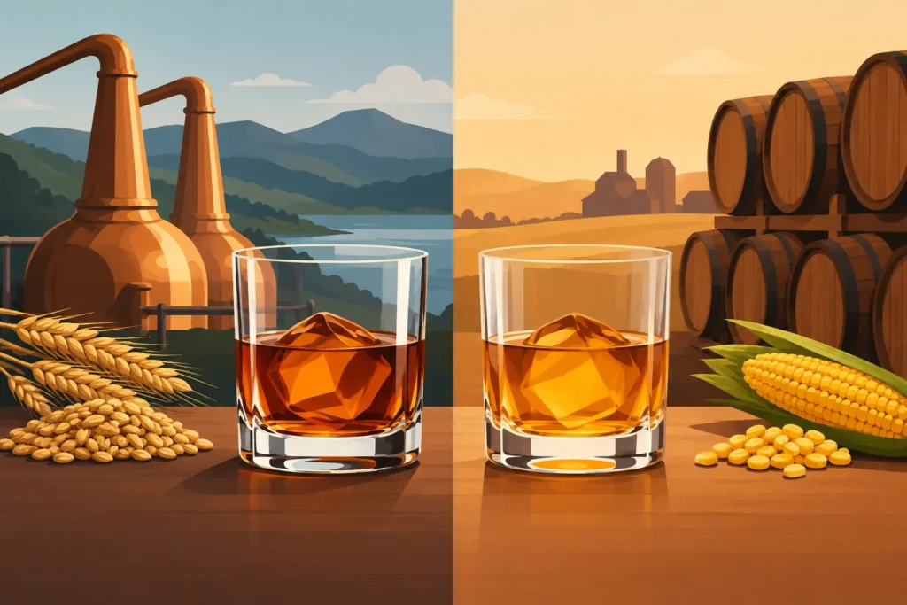 Whisky a bourbon: rozdiel v chuti a výrobe